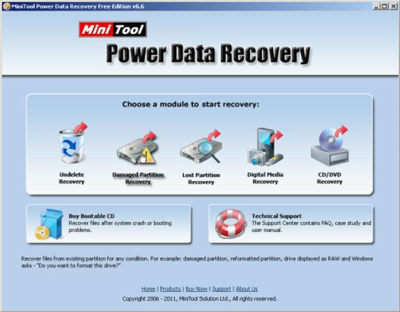 free damaged partition recovery tools