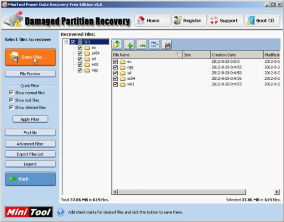 free damaged partition recovery