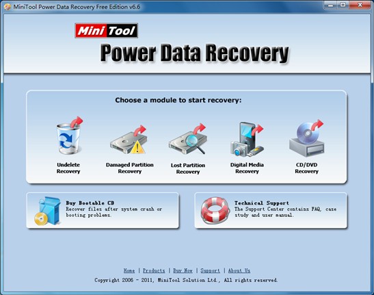 Damaged partition file recovery tool