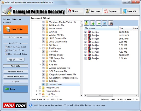 Recover damaged partition data quickly2