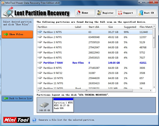 free-partition-data-recovery-software-choose-desired-partition