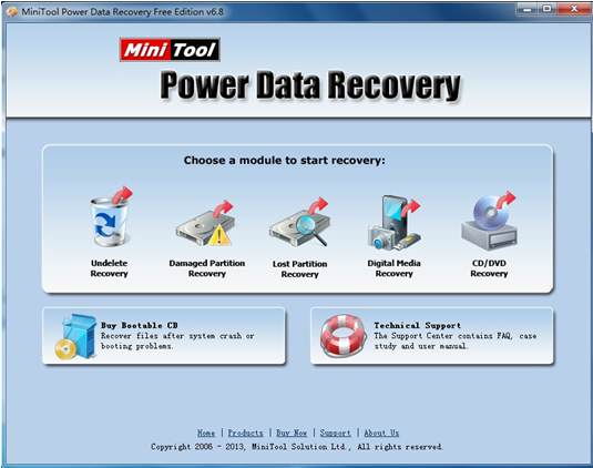 free-partition-data-recovery-software-main-interface