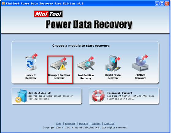 damaged partition recovery free software
